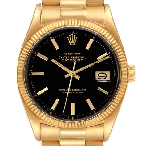 rolex datejust gold mens